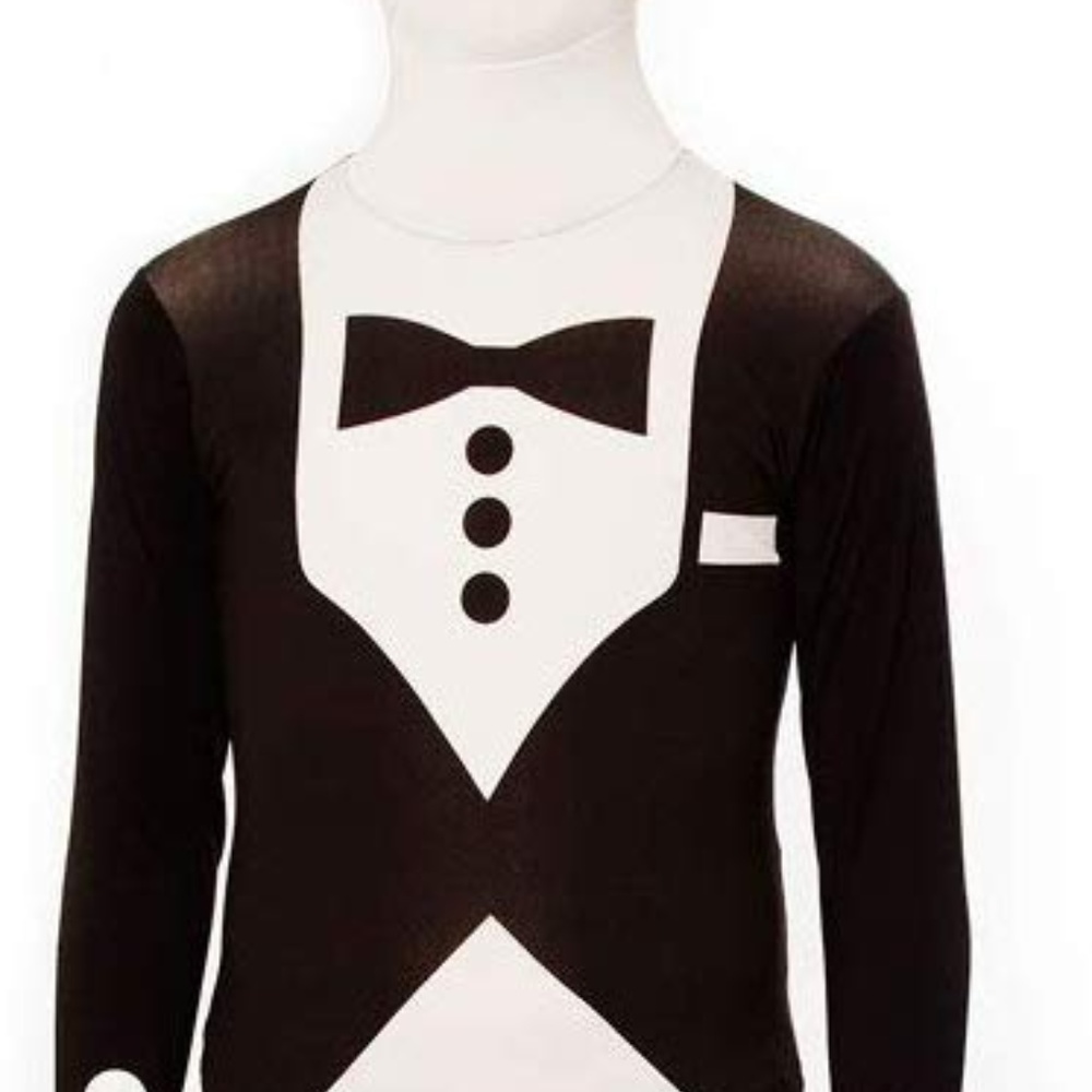 Tuxedo Kids Morphsuit Costume size L
